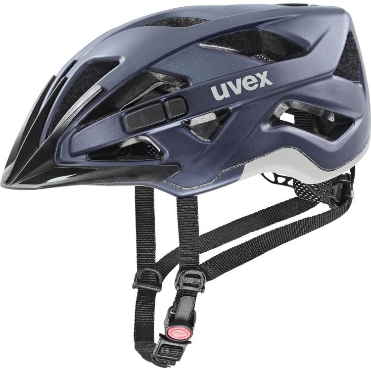 UVEX Active CC Kask rowerowy, niebieski 52-57cm 2022 Kaski miejskie i trekkingowe