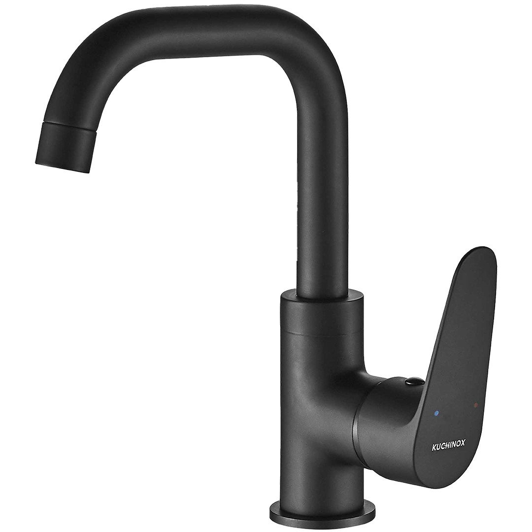 Bateria Umywalkowa Stojąca Czarna Sagra