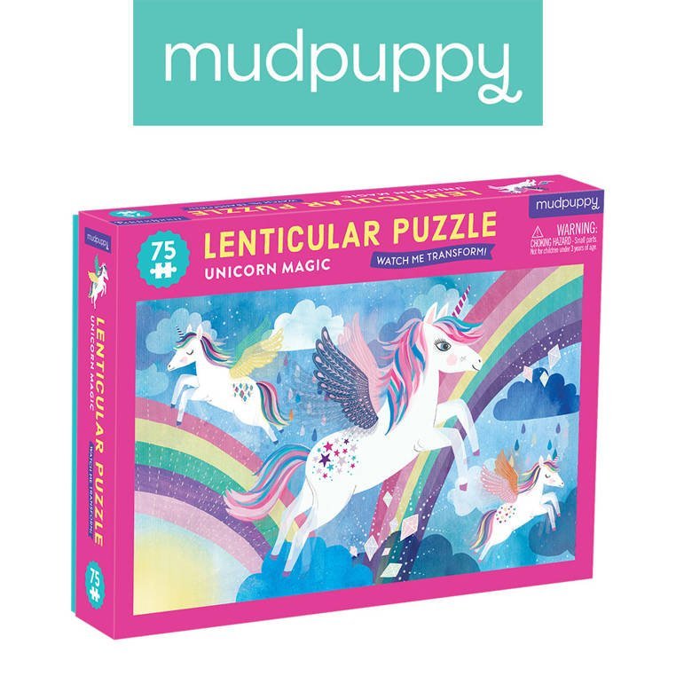 Unicorn Magic 75 Piece Lenticular Puzzle