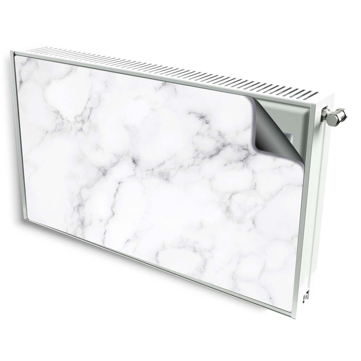 magnes mata magnetyczna kaloryfer dekor biały marmur