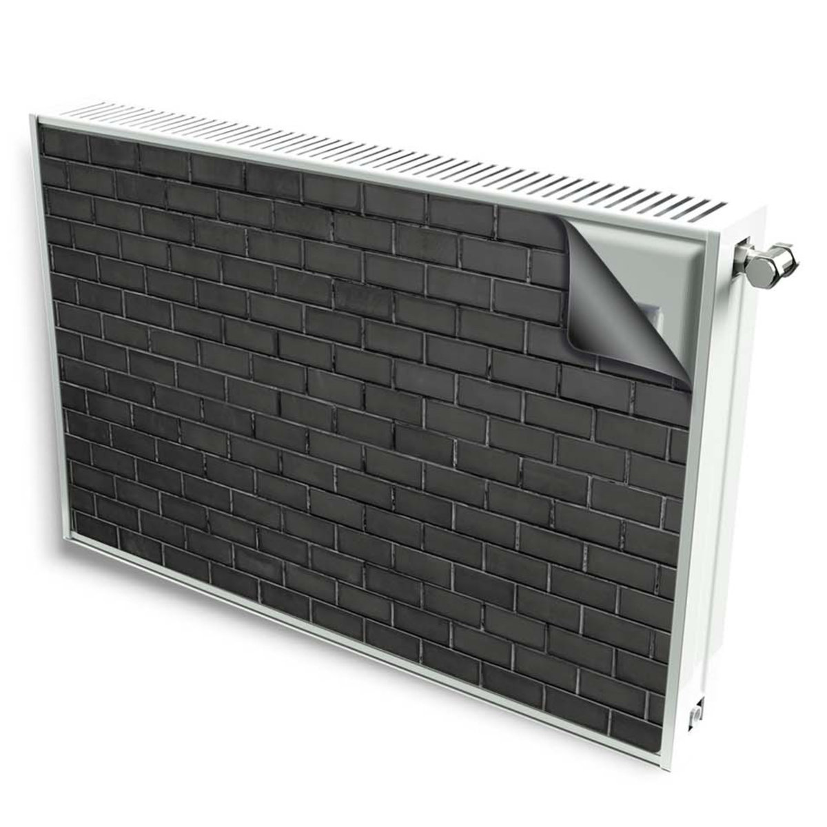 magnes mata magnetyczna kaloryfer dekor czarne cegły