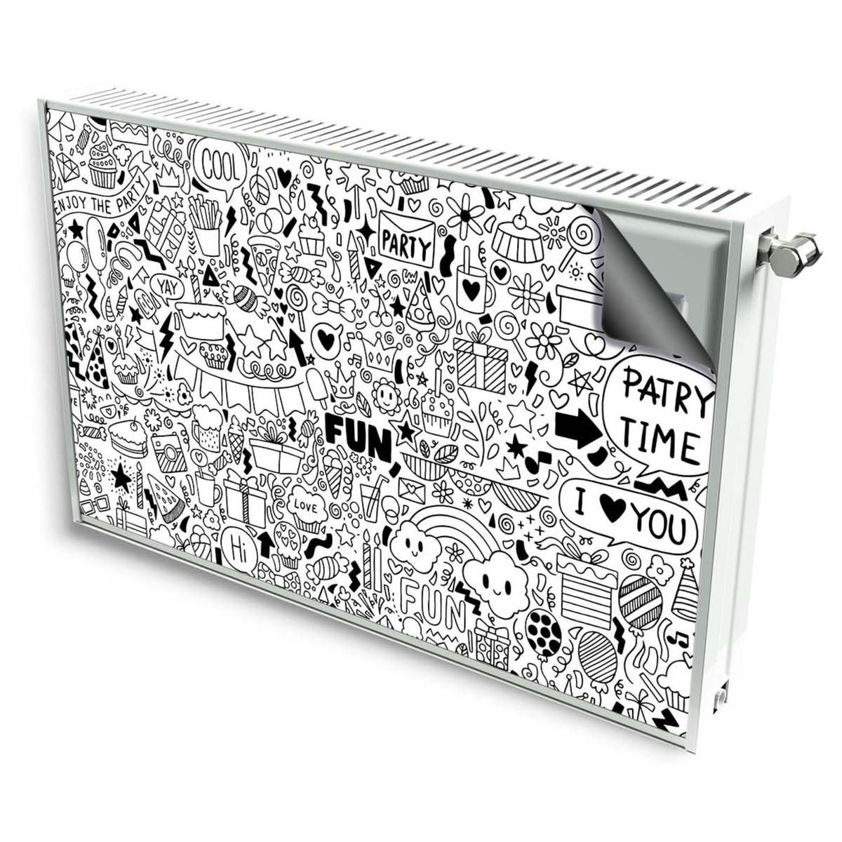 magnes mata magnetyczna kaloryfer dekor comics