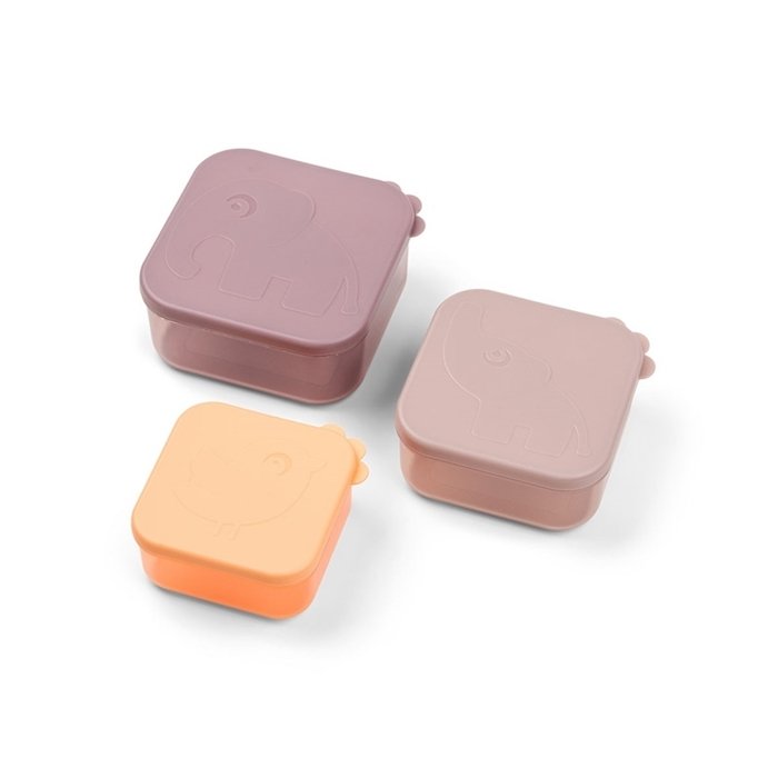 Done by Deer, Zestaw Pojemników 3 szt Deer Friends Powder