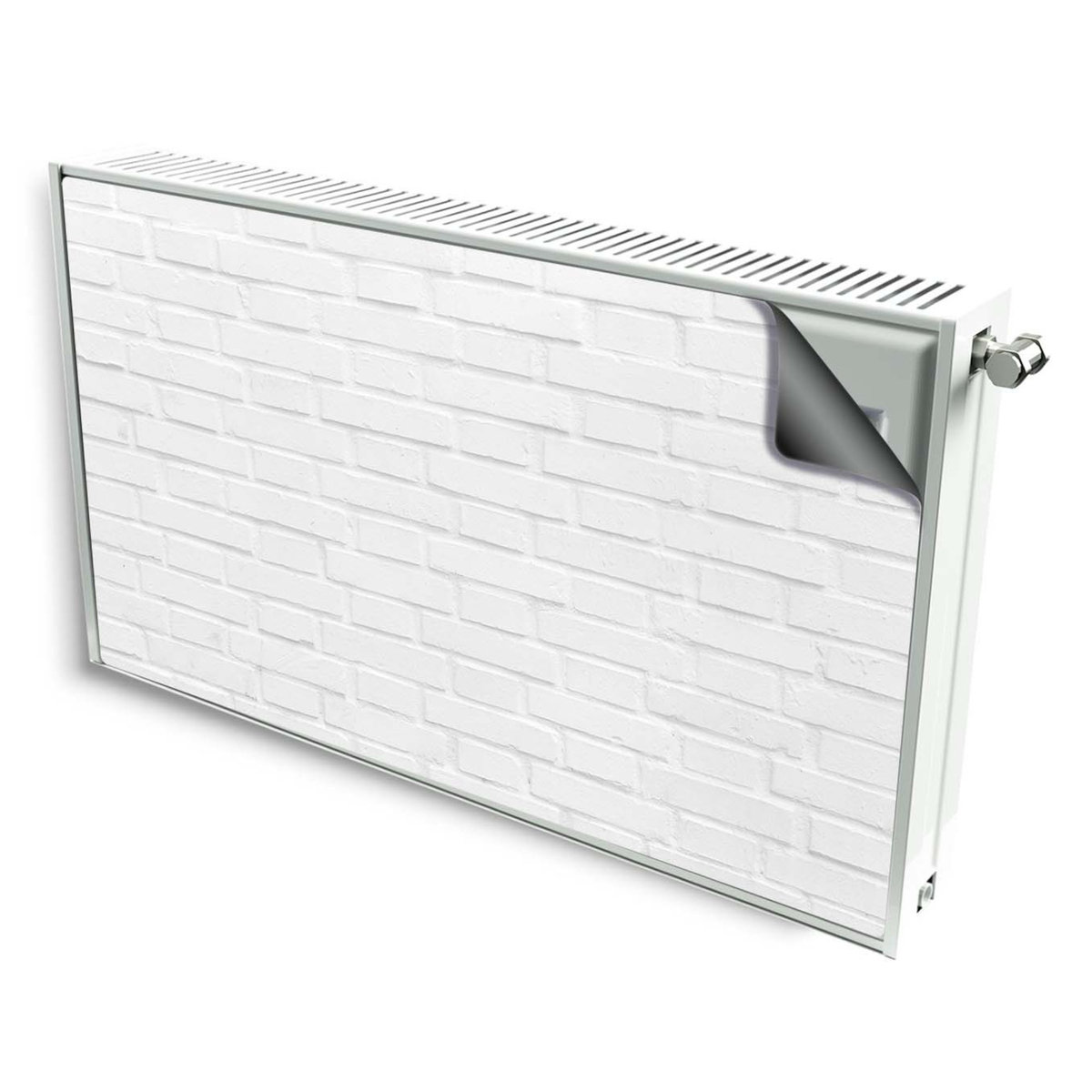 magnes mata magnetyczna kaloryfer dekor biała cegła