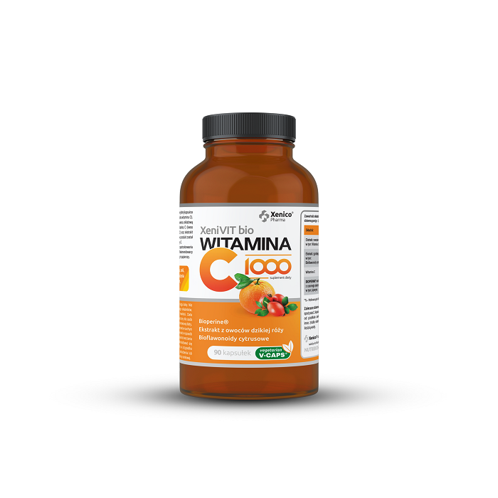 Xenico Pharma XeniVIT bio Witamina C 1000 - 90 kaps. Vcaps