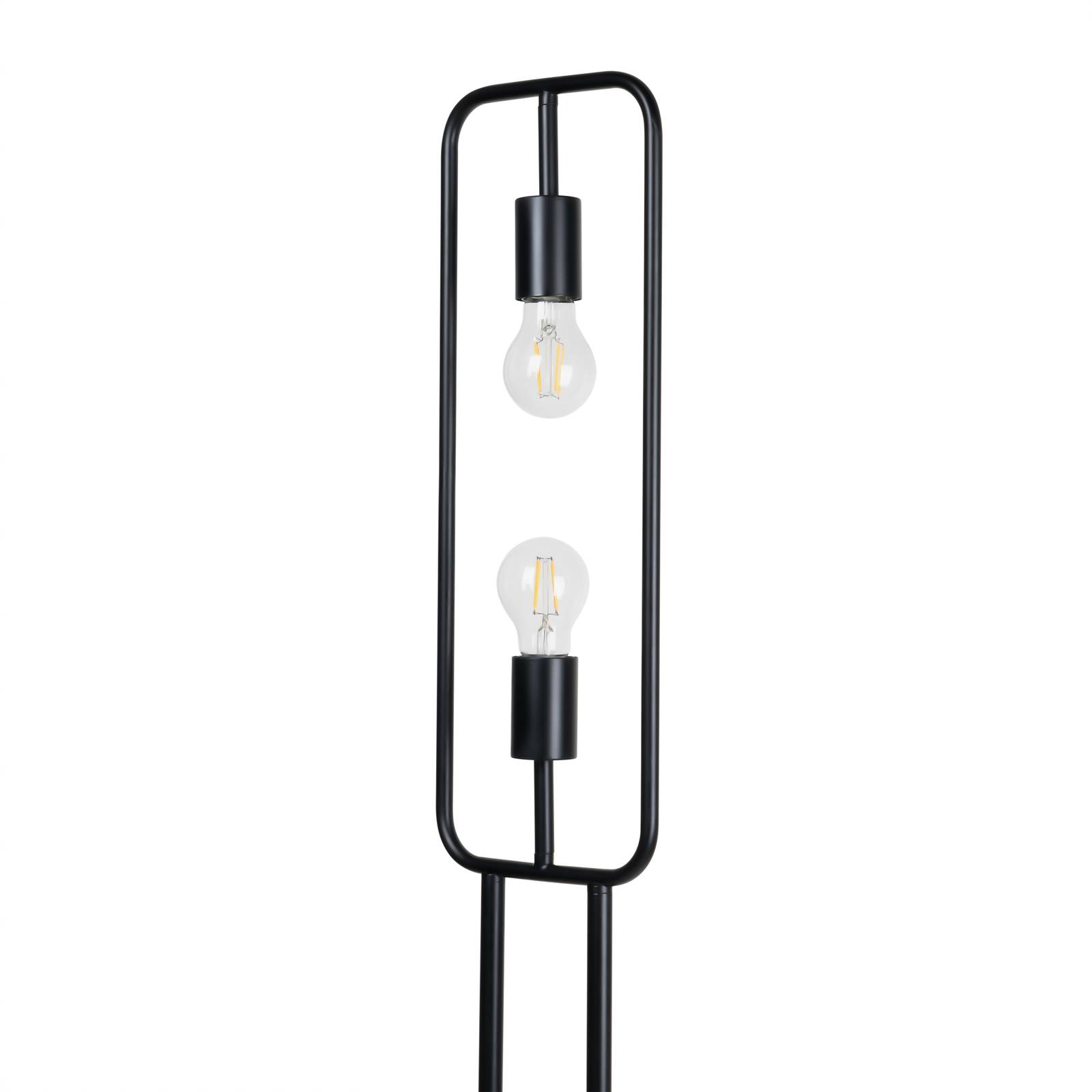 Lucande Tornike lampa stojąca, 2-punktowa, żelazo