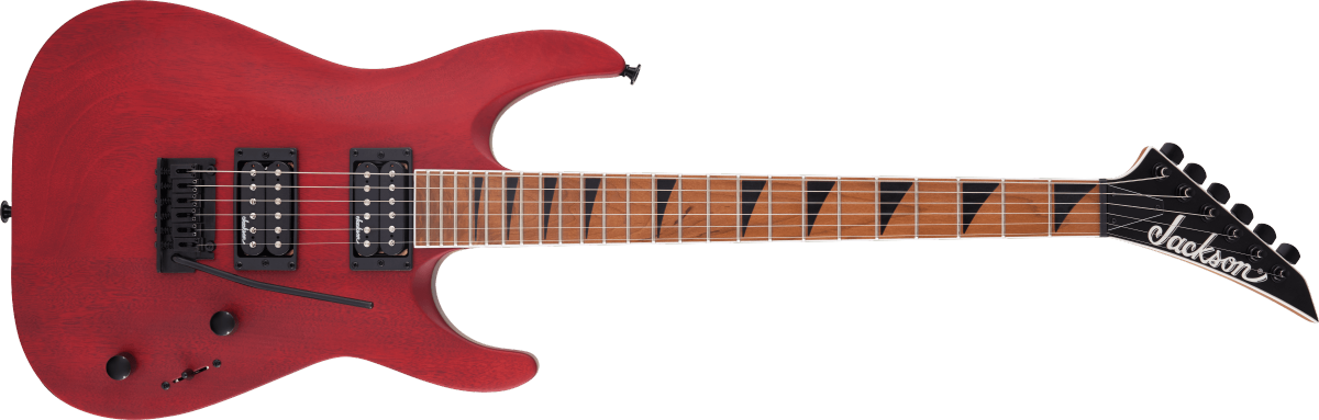 Jackson JS Series Dinky Arch Top JS24 DKAM Caramelized Maple Fingerboard Red Stain
