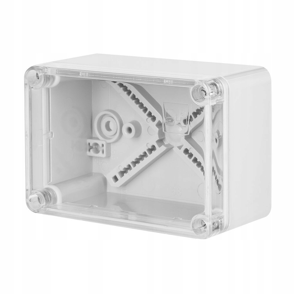 Elektro-Plast nasielsk INDUSTRIAL Puszka hermetyczna n/t 170x105x82mm IP65 szara, pokrywa transparentna 2707-01 2707-01