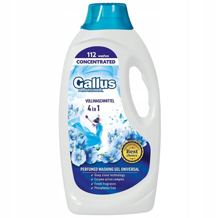 BioLife Gallus Żel do prania Professional 112 dawek UNIVERSAL 4,05L
