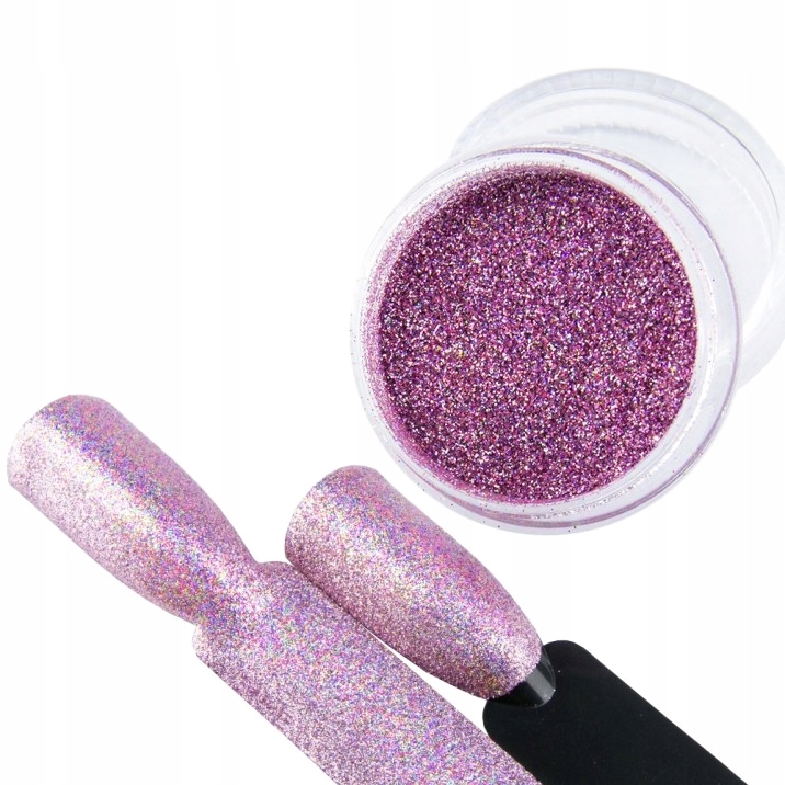 inna marka PYŁEK do paznokci DEJA VU Holo Pink holograficzny 5901636178802