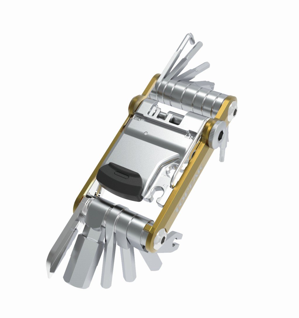 Topeak Mini P30 Narzędzie wielofunkcyjne, gold 2021 Narzędzia wielofunkcyjne i mini narzędzia 15400269
