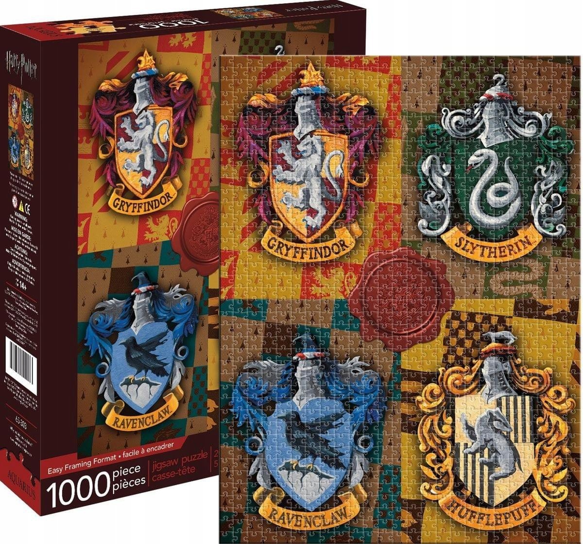 Ravensburger, puzzle, Harry Potter, Domy Hogwartu, 1000 el.