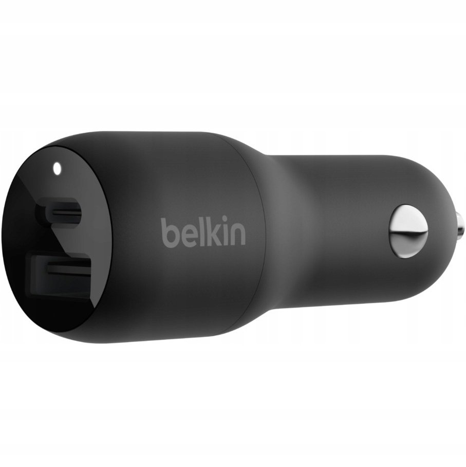 BELKIN Ładowarka Dual Car Charger 1x USB-A 1x USB-C CCB004BTBK CCB004BTBK