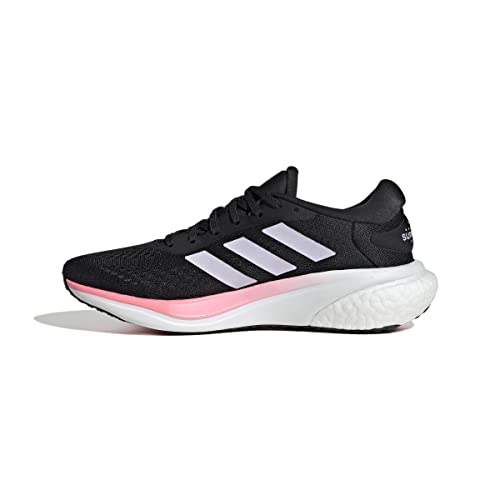 adidas Supernova 2 W, Trampki Damskie, Core Black Silver Dawn Beam Pink, 41.5 EU
