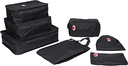 AC Milan 141855, Zestaw 7 Sztuk Unisex-Dorosły, Czarny, Czarny