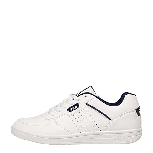 Fila Dziecięce buty typu C. Court Tenisówki unisex, Biały średniowieczny niebieski, 36 EU