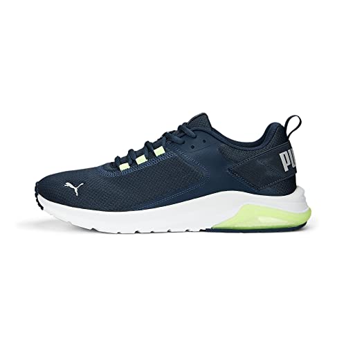 PUMA Męskie trampki Electron E, ciemny noc, chłodny, jasnoszary, żółty, 40 EU