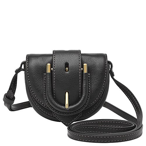 Fossil Womens Harwell torba na ramię, czarna, 10,8 x 3,4 x 7 cm wys, czarny, 10.8 cm L x 3.4 cm W x 7 cm H