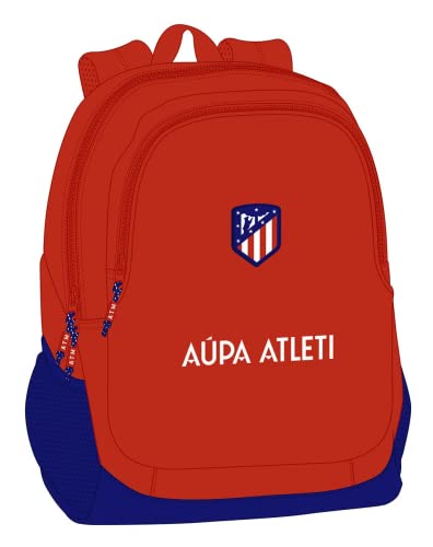 Safta, plecak szkolny Atlético de Madrid, 320 x 160 x 440 mm mieszany dla dzieci, czerwony i granatowy, Estándar, Czerwony i Granatowy