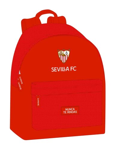 safta Unisex dziecięcy 310 x 160 x 410 mm Sevilla FC Juvenil plecak do notebooka 14,1 cala (310 x 160 x 410 mm), czerwony, Estándar, czerwony, Standard