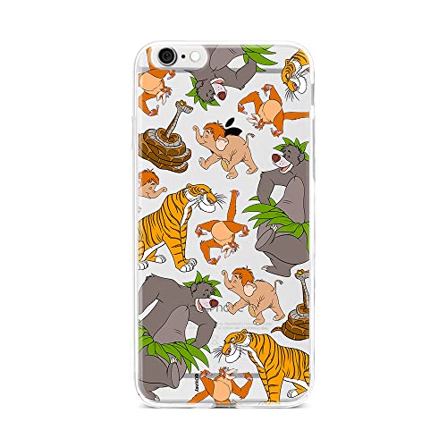 ERT GROUP etui na telefon Apple Iphone 6/6S, case oryginalny i oficjalnie licencjonowany przez Disney, wzór Jungle Book 003, optymalnie dopasowane, plecki z TPU częściowo przeźroczyste