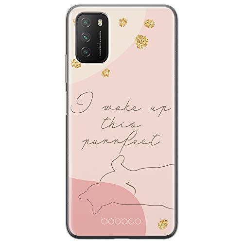 ERT GROUP etui na telefon Xiaomi REDMI 9T/ POCO M3, case oryginalny i oficjalnie licencjonowany przez Babaco, wzór Cats 008, optymalnie dopasowane, plecki z TPU