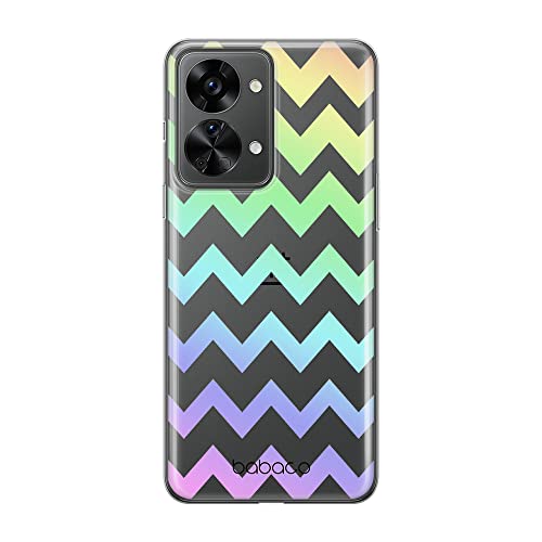 ERT GROUP etui na telefon Oneplus NORD 2T 5G, case oryginalny i oficjalnie licencjonowany przez Babaco, wzór Zigzag 001, optymalnie dopasowane, plecki z TPU częściowo przeźroczyste
