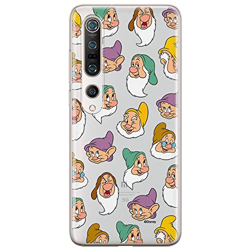 ERT GROUP etui na telefon Xiaomi MI 10 / MI 10 PRO, case oryginalny i oficjalnie licencjonowany przez Disney, wzór Snow White and the Seven Dwarfs 015, plecki z TPU częściowo przeźroczyste