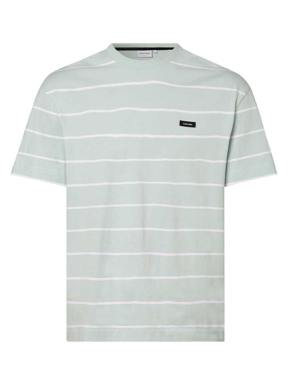 Calvin Klein - T-shirt męski, niebieski|zielony