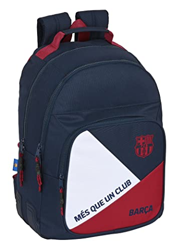 Plecak szkolny F.C. Barcelona korporacyjny, 320x150x420 mm, Biały/Granat Niebieski