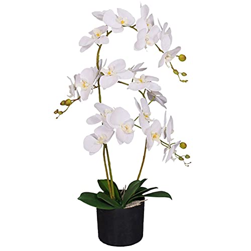 Leaf Design UK realistyczny sztuczny kwiat orchidei w doniczce