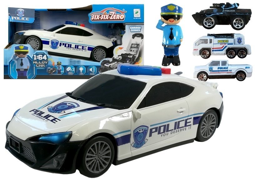 Pojazd Policji Transporter Realistyczne Dźwięki 4798