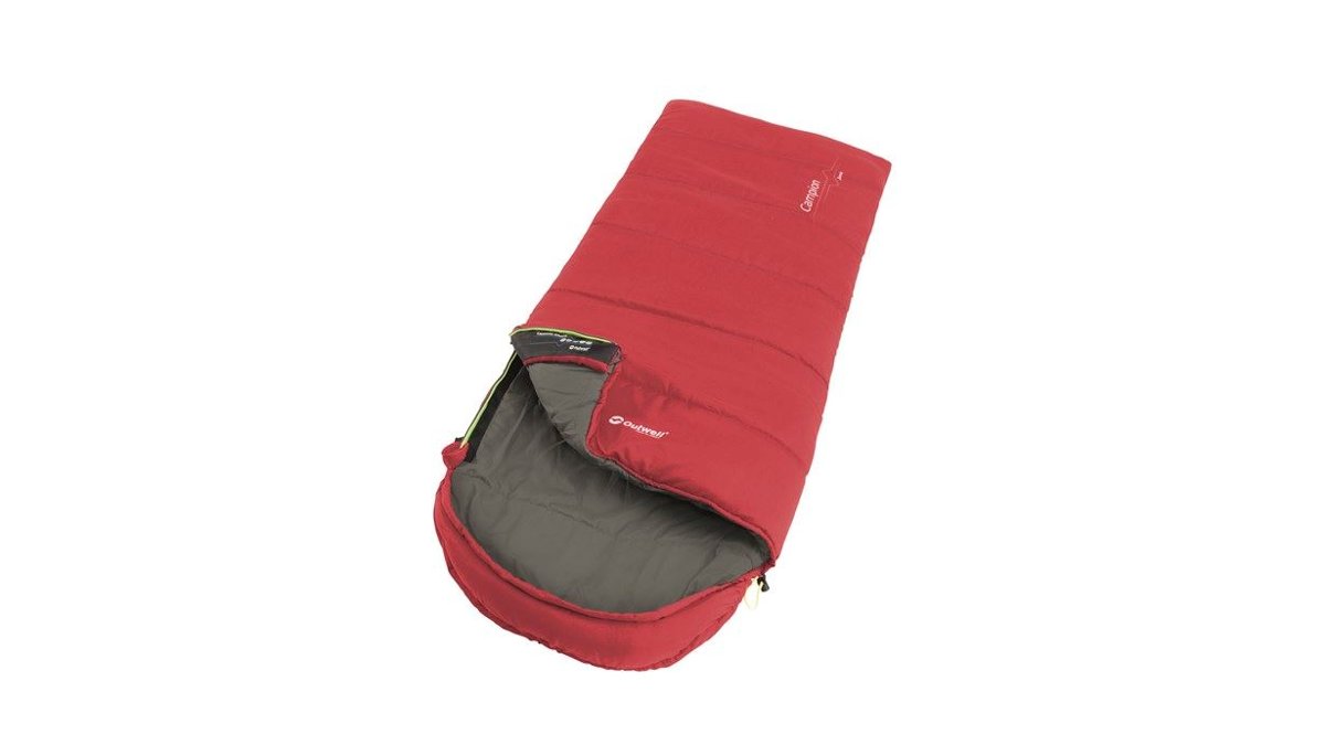 OUTWELL Campion Sleeping Bag Youth, red Left Zipper 2021