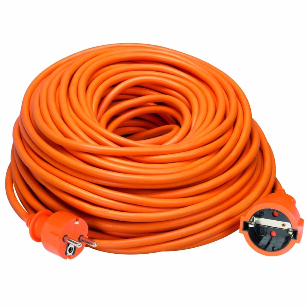 Perel EC40-G kabel przedłużający, długość kabla 40 m, pomarańczowy EC40-G