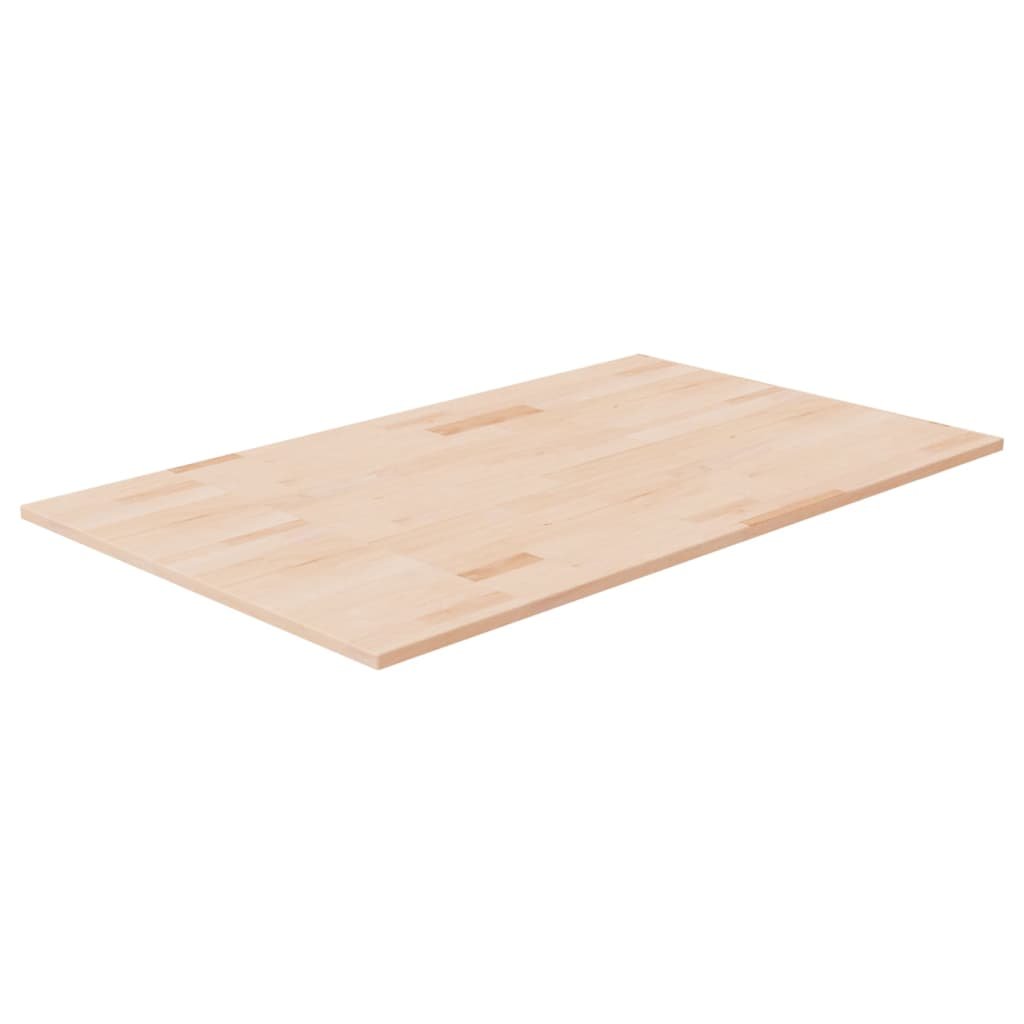 Lumarko Blat do łazienki, 100x60x1,5 cm, surowe lite drewno dębowe