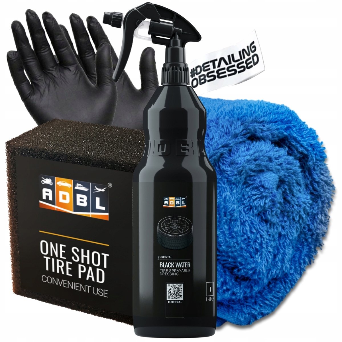 ADBL BLACK WATER DRESSING DO OPON GUMY 1L ZESTAW