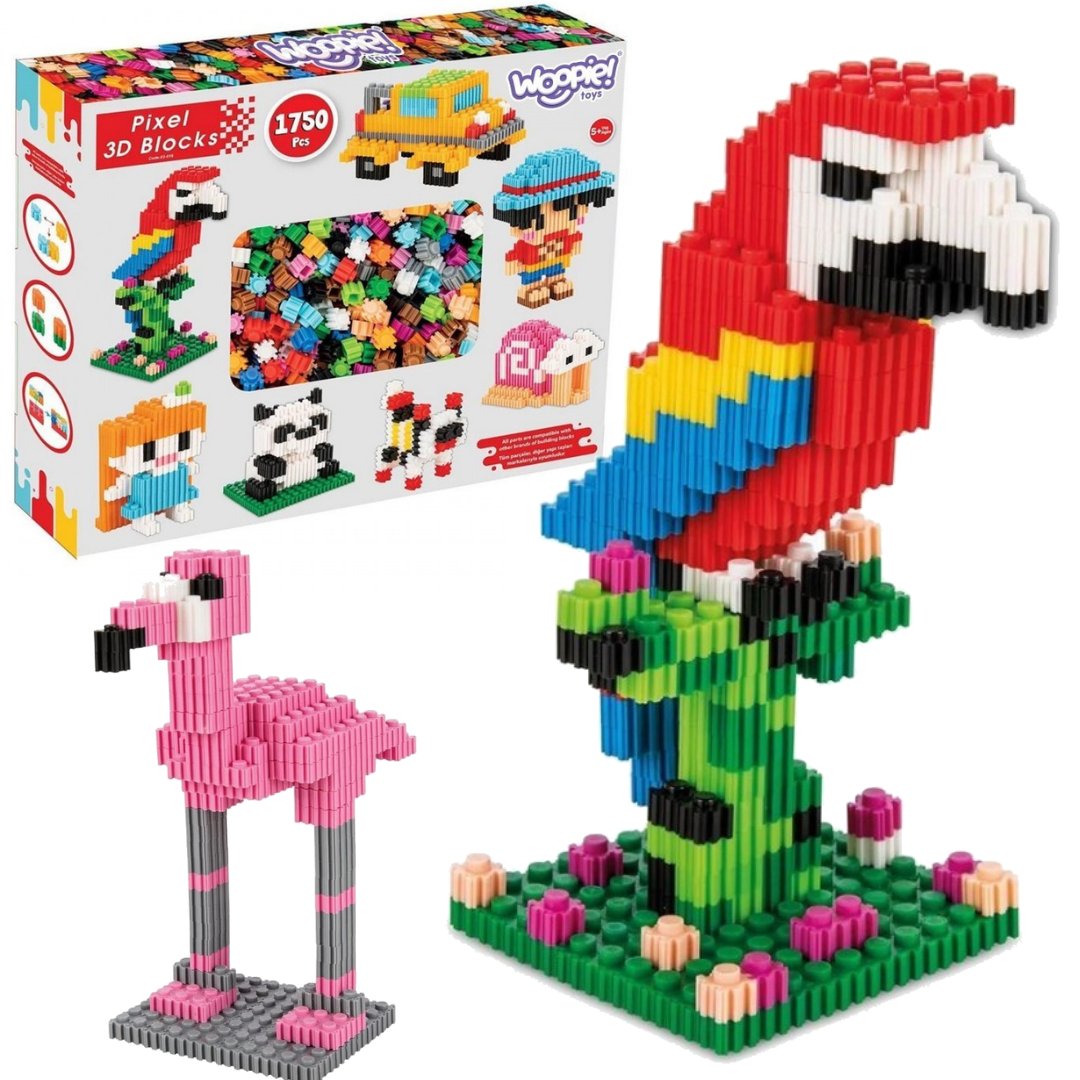 Klocki Konstrukcyjne 3D PIXEL 1750 el.