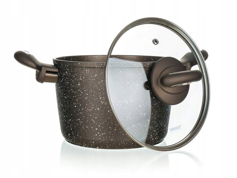 Garnek Tradycyjny 3,75 L Wysoki Granite Brown