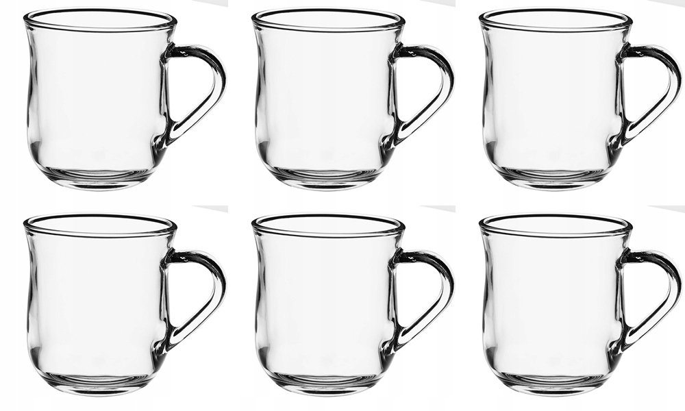 Szklanki Kubek Filiżanka 6X 320 Ml Na Kawę Herbatę