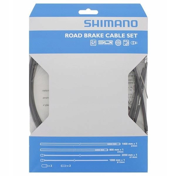 SHIMANO zestaw linek i pancerzy hamulca szosa czarny ## Y80098011