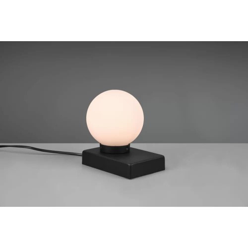 Davi II lampa stołowa 1-punktowa czarna/biała 590100132