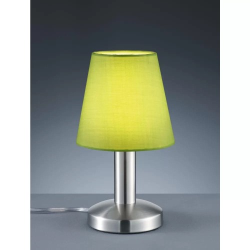 Mats II lampa stołowa 1-punktowa nikiel/zielona 599700115