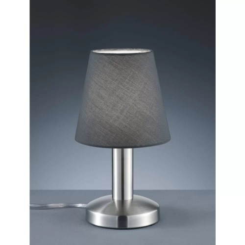 Mats II lampa stołowa 1-punktowa nikiel/szara 599700142