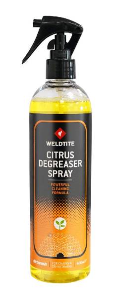 WELDTITE Odtłuszczacz rowerowy CITRUS DEGREASER SPRAY 400 ml