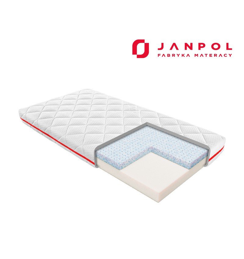 JANPOL LIO – materac dziecięcy, lateksowy, Rozmiar - 60x120, Pokrowiec - Puroactive WYPRZEDAŻ, WYSYŁKA GRATIS, 603-671-572