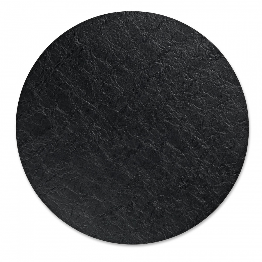 Podkładka dekoracyjna, sztuczna skóra, 38 cm, czarna kod: KE-12183