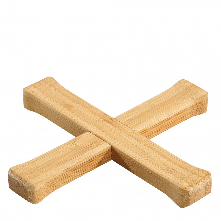 Podkładka pod gorące naczynia, magnetyczna, bambus, 20 x 20 x 3 cm kod: ZS-054408 + Sprawdź na SuperWnetrze.pl