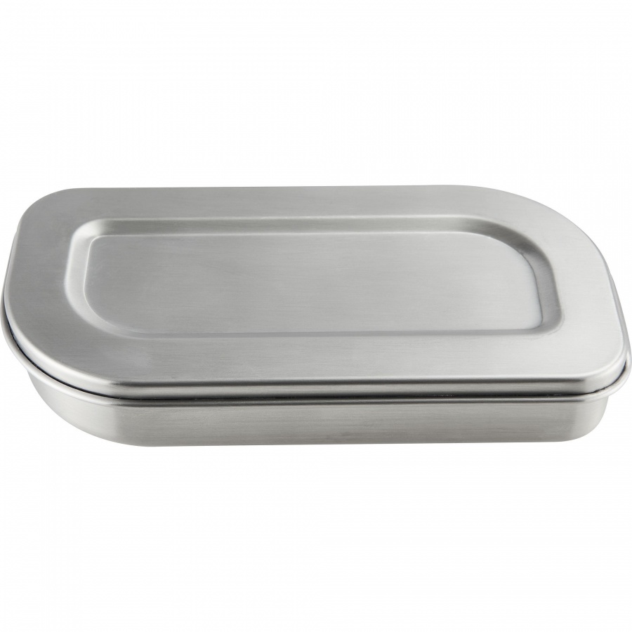 Pojemnik na lunch lub przekąski, stal nierdzewna, 0,6 l, 20,5 x 10,5 x 5 cm kod: LU-00240937 + Sprawdź na SuperWnetrze.pl