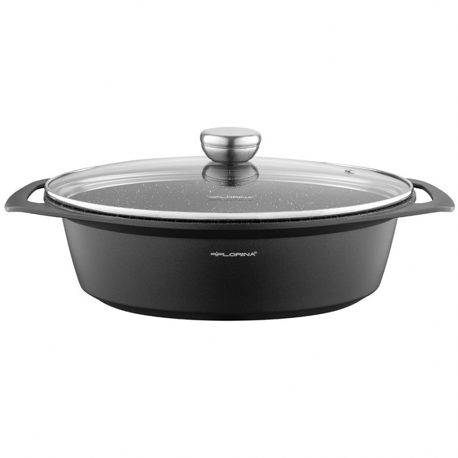 Brytfanna aluminiowa chef owalna z/p 39,5x28,5x12,3cm 7,3l ks kod: 1II-BRY-3928