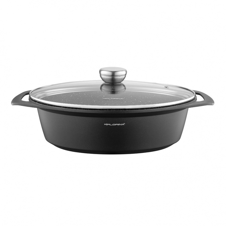 Brytfanna aluminiowa chef owalna z/p 33,5x25x9,8cm 3,8l ks kod: 1II-BRY-3325